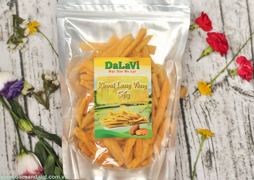 Khoai lang vàng sấy sợi 