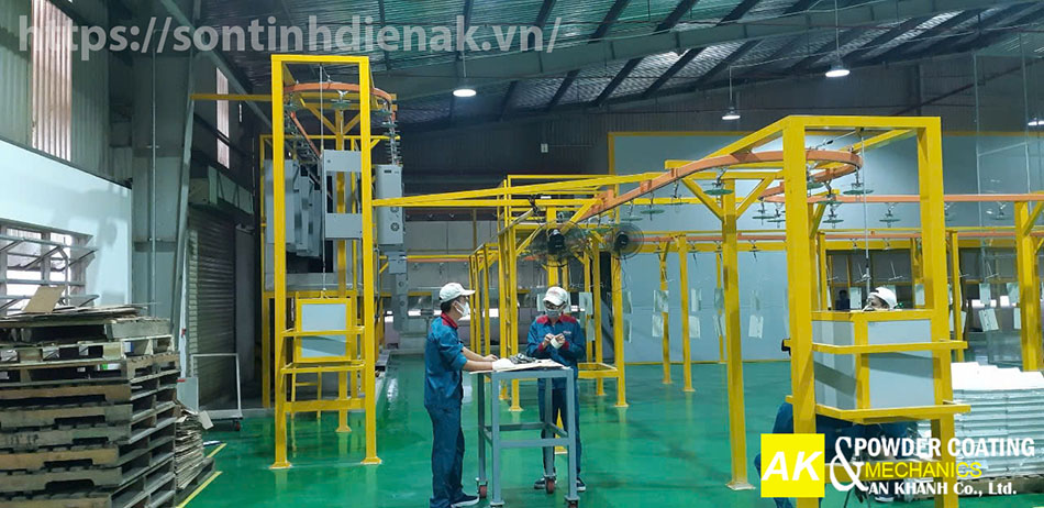 Hệ thống phun sơn tĩnh điện