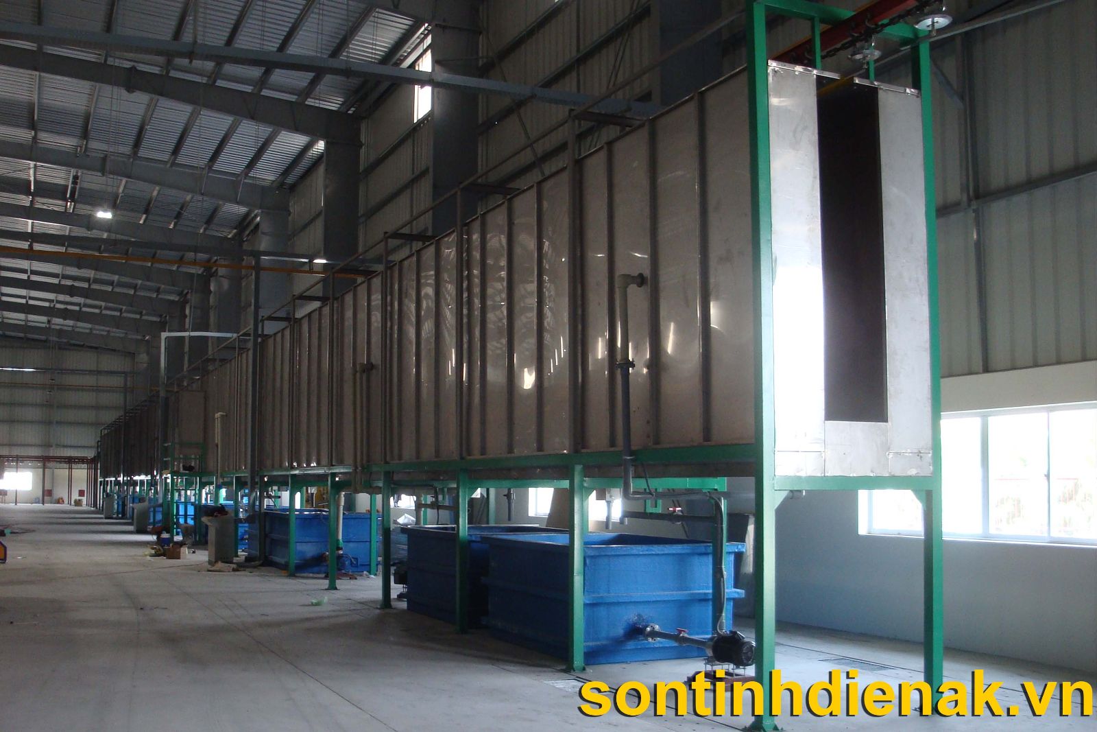 Bể Hóa Chất Xử Lý Bề Mặt Sơn Tĩnh Điện Hệ thống xử lý hóa chất ( Tự động )