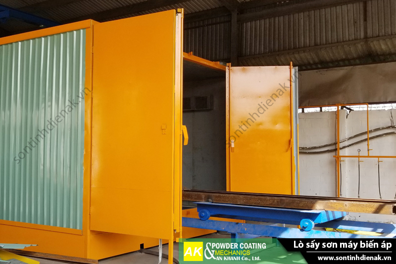 Hệ thống Lò sấy sơn thủ công máy biến áp