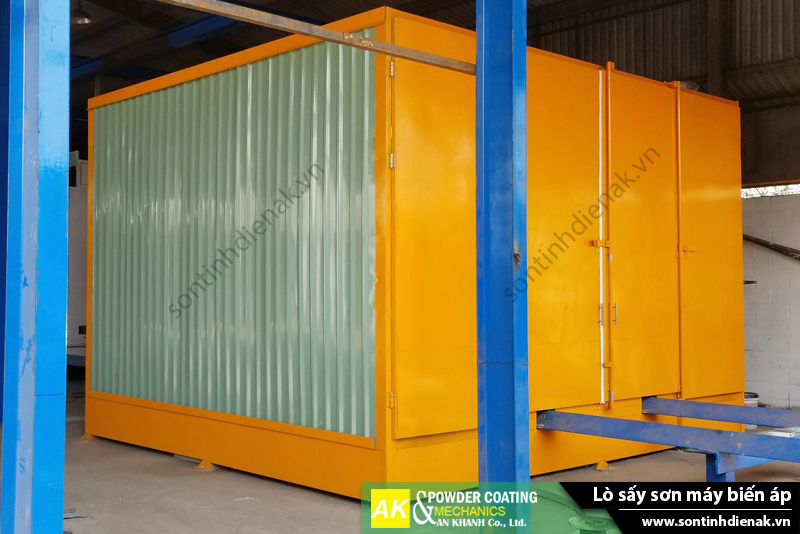Hệ thống Lò sấy khô sơn máy biến áp
