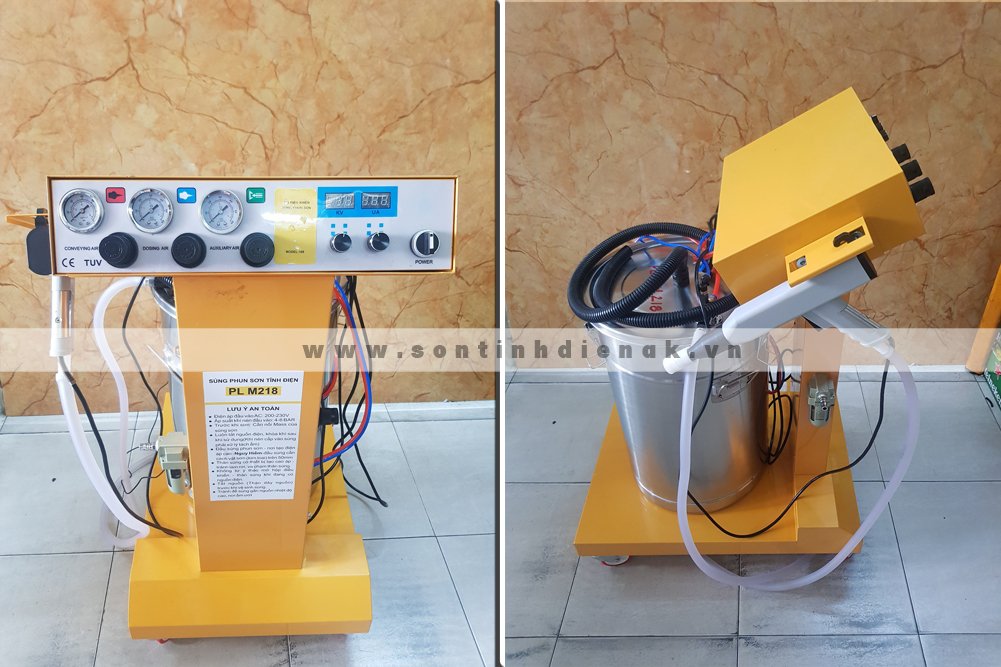 Súng sơn tĩnh điện AK phun sơn ( Thủ công )