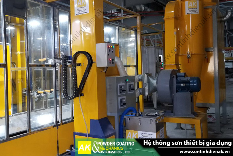 Bản vẽ mô phỏng hệ thống sơn và hình ảnh thi công thực tế