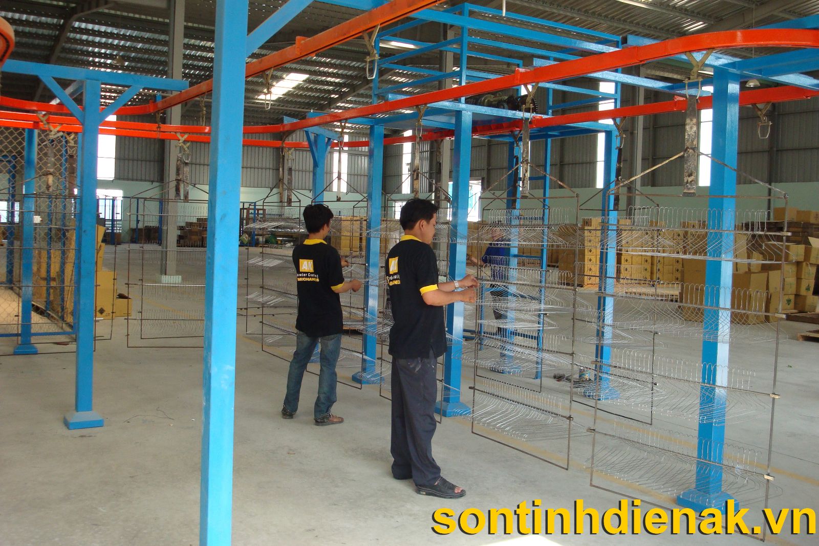 Báo Giá Hệ Thống Sơn Tĩnh Điện | Dây Chuyền Sơn tĩnh diện An Khanh