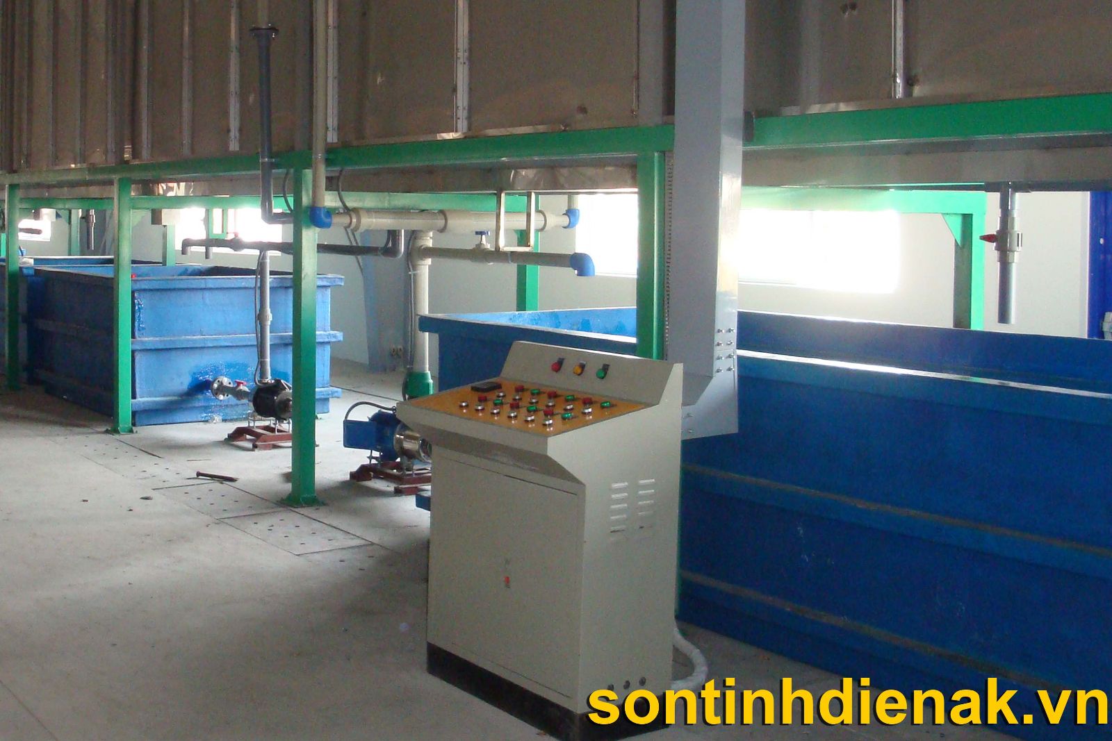 Bể Hóa Chất Xử Lý Bề Mặt Sơn Tĩnh Điện