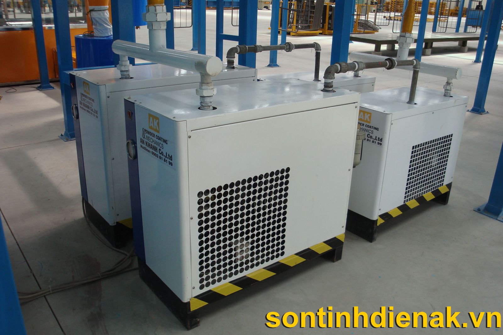 Báo Giá Hệ Thống Sơn Tĩnh Điện | Dây Chuyền Sơn An Khanh