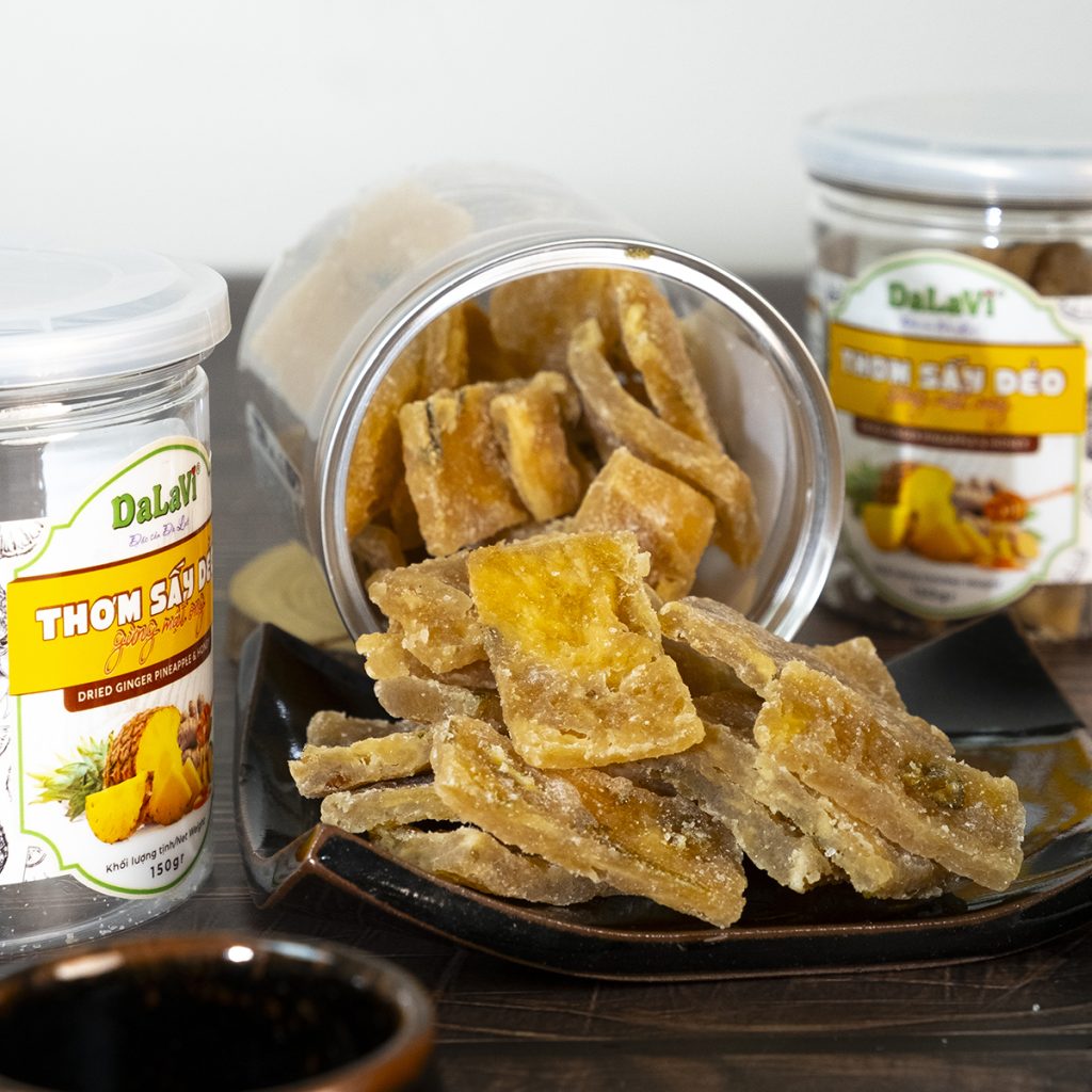 Thơm sấy dẻo gừng mật ong - Ảnh 4