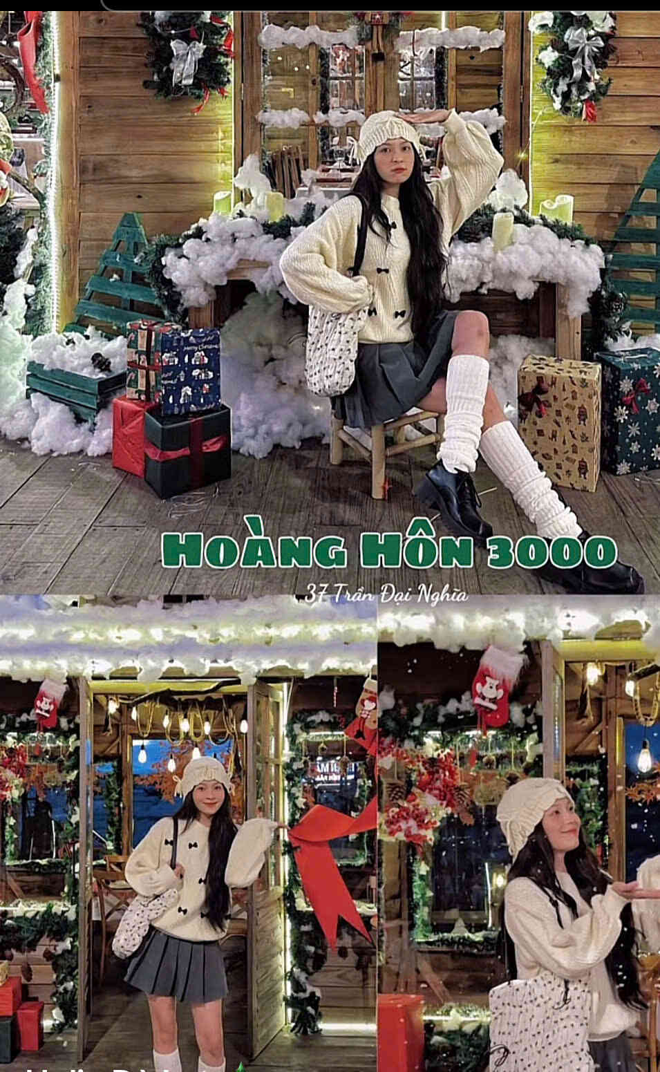 Quán Cafe Trang Trí Noel Đẹp - Cực Hot Tại Đà Lạt