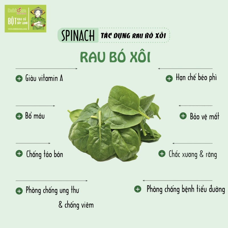 Bột rau bó xôi - Ảnh 3