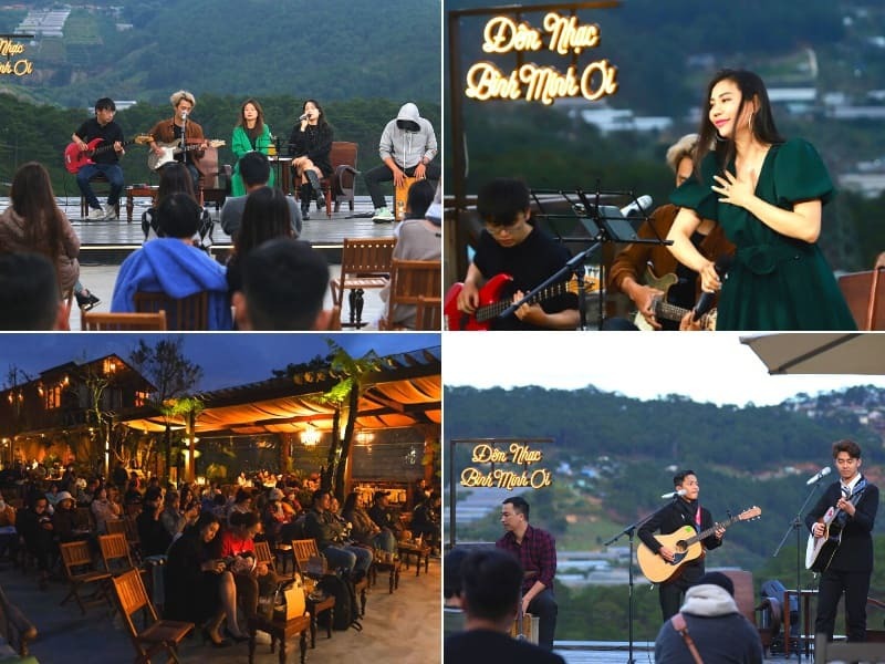 Nghe nhạc acoustic ở Đà Lạt - Show tháng 2 và tháng 3
