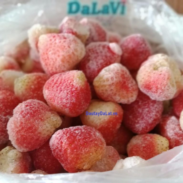 Dâu tây đông lạnh Đà Lạt chất lượng, an toàn và uy tín