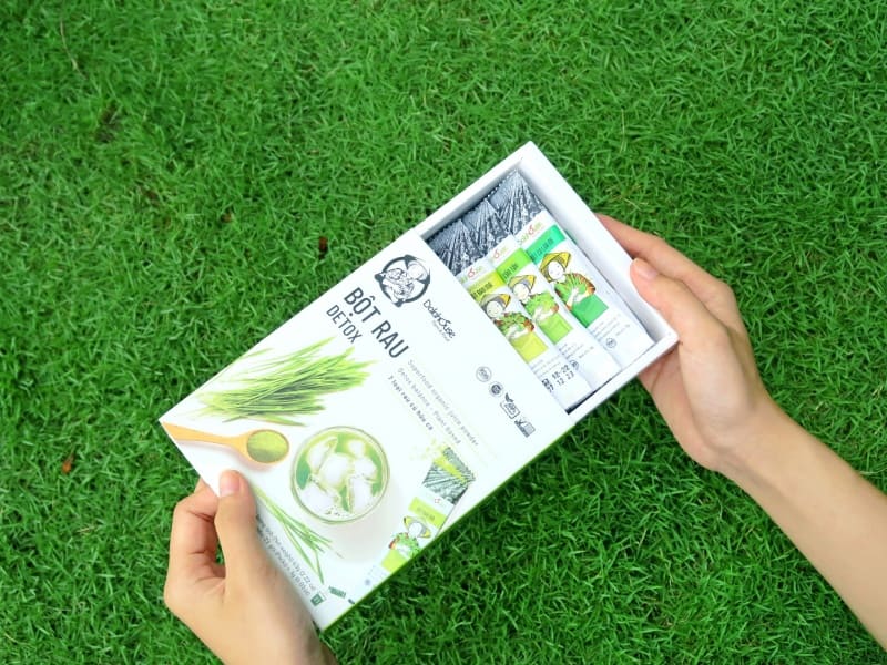 Bột rau detox DalaHouse, 100% từ thiên nhiên, an toàn
