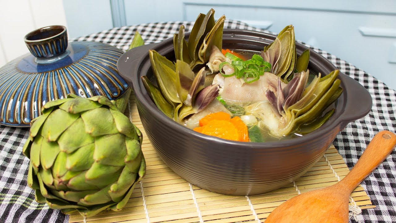 Cách nấu canh bông atiso ngon, mát, bổ dưỡng cho mẹ bầu