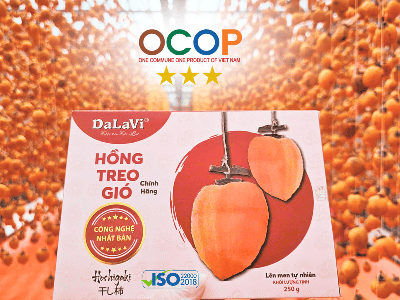 Mua sỉ hồng treo gió 2025 với chất lượng ISO, OCOP 3 sao