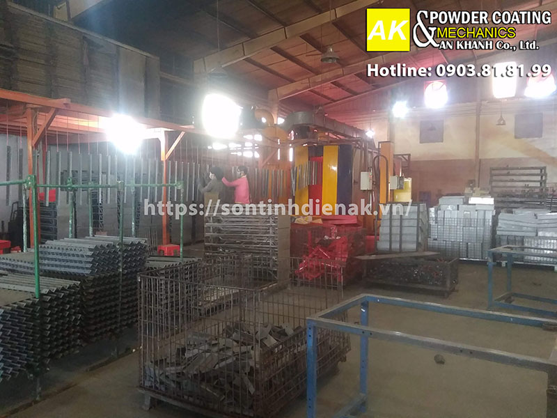 Lắp đặt Dây chuyền sơn tĩnh điện trọn gói