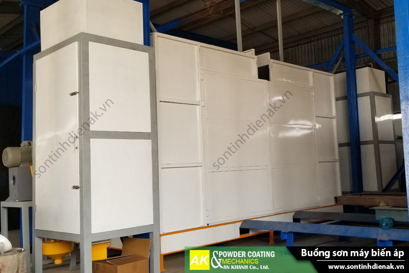 Buồng sơn máy biến áp ( có thu hồi )